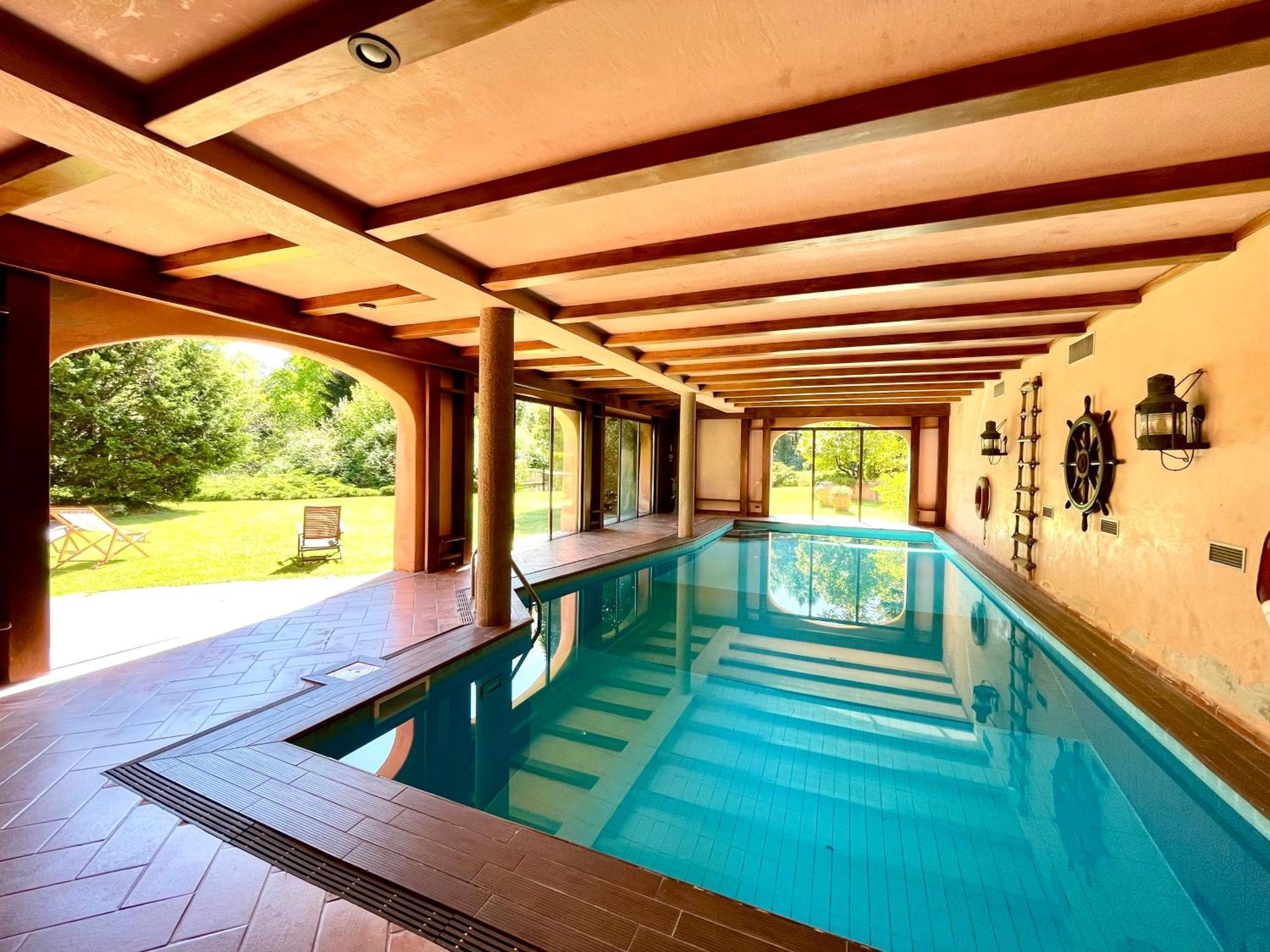 Piscina Coperta Ad Uso Esclusivo Con Parco-Vicino Aeroporto Mxp-Laghi Albizzate Εξωτερικό φωτογραφία